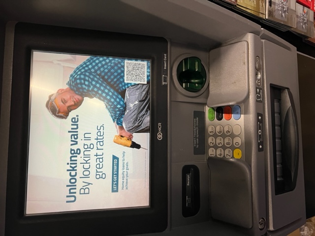 ATM machine