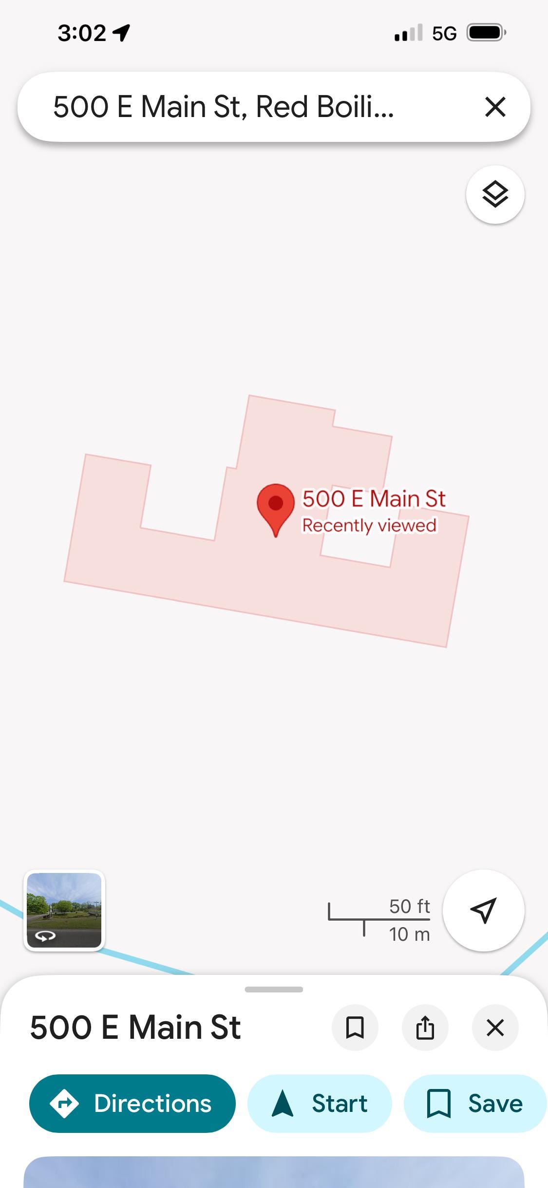 Donoho Hotel Google map