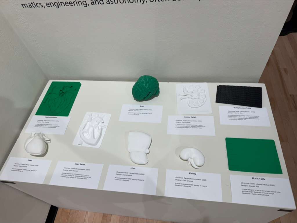 different 3D printed tools to teach biology