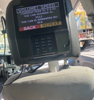 taxi screen